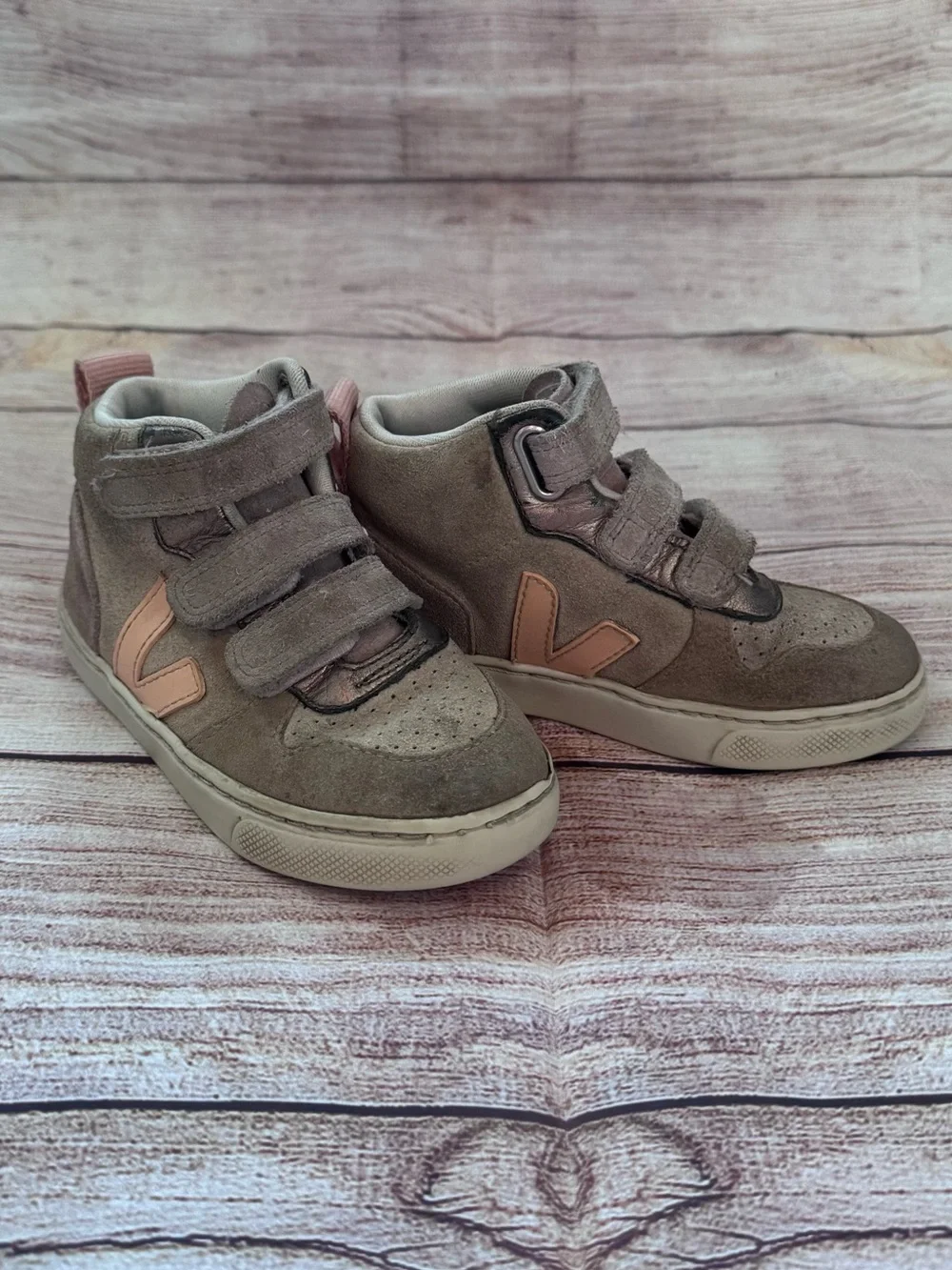 Veja Suede High-Top Sneakers